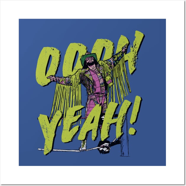 Macho Man OOOH YEAH! Wall Art by MunMun_Design